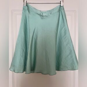 The Limited silk mini A-line skirt